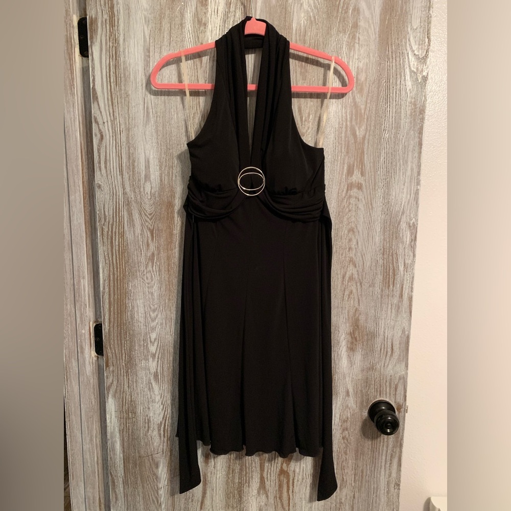 Black Sleeveless Cocktail Dress